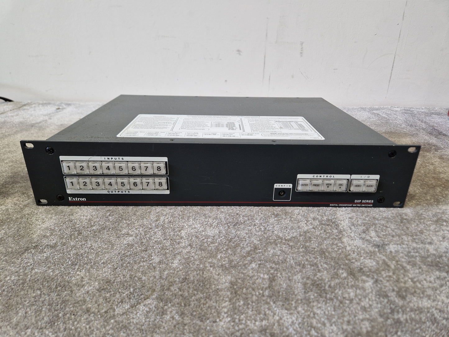 Extron DXP Series 8 In 8 Out Digital Crosspoint Matrix Switcher - Good Condition