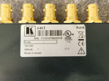 Kramer DigiTOOLS 640T HDMI Transmitter – Over Coax - Good Condition