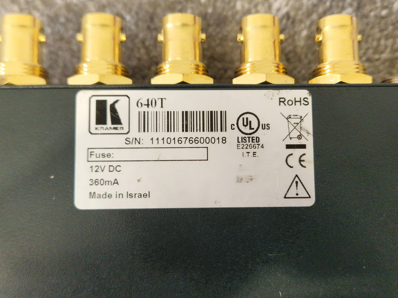 Kramer DigiTOOLS 640T HDMI Transmitter – Over Coax - Good Condition - Image 5