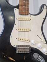 Fender Squier Korean Stratocaster 1987 Electric Guitar  – Naturally Distressed Finish - Good - Image 5