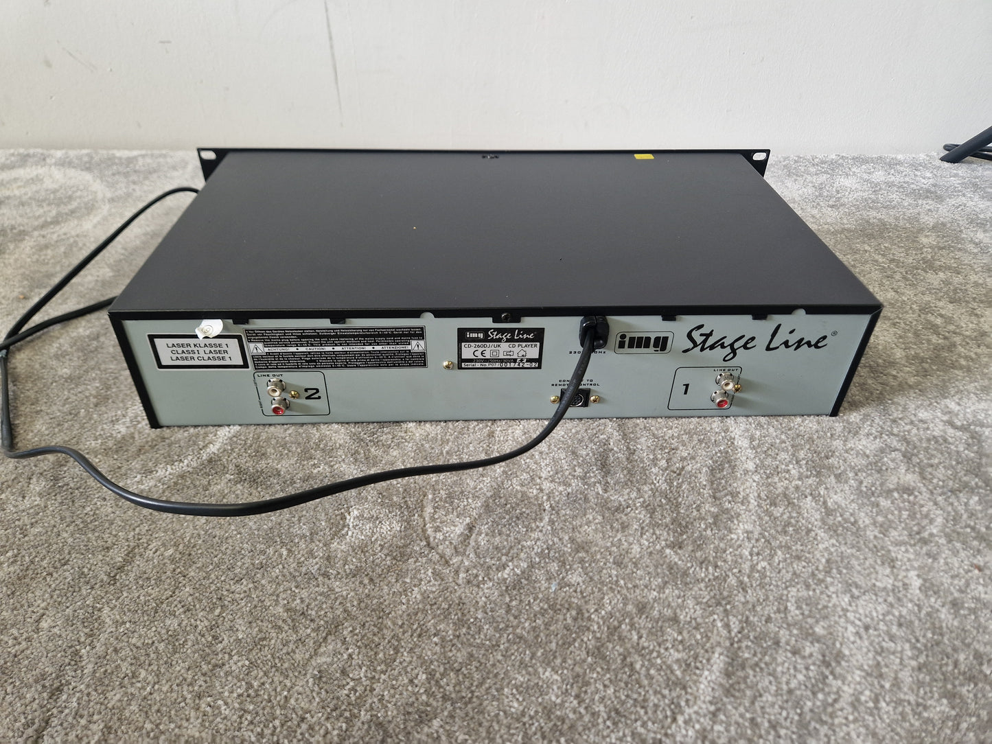 Stage Line CD-260 DJ Pro Dual CD Player – Dual Drive – Pitch Control - Very Good