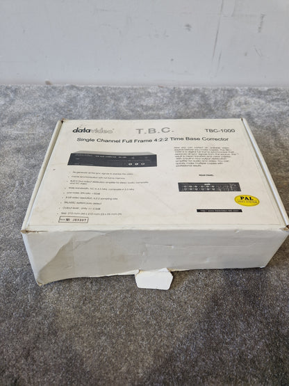 DataVideo TBC-1000 – Single Channel Time Base Corrector - Excellent w/ Original Box