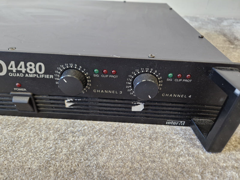 InterM QD4480 Quad Amplifier – 4x80W @ 8Ω – Good - Image 3