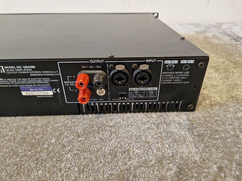 InterM QD4480 Quad Amplifier – 4x80W @ 8Ω – Good - Image 7