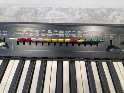 Yamaha SY-2 – Monophonic Analog Synth – Aftertouch Keyboard – Very Good Vintage w/ Case + Legs