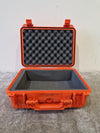 Peli 1450 Orange Protective Waterproof Case – Foam Insert – Good - Photo 1