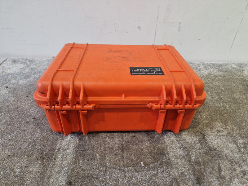 Peli 1450 Orange Protective Waterproof Case – Foam Insert – Good - Image 9