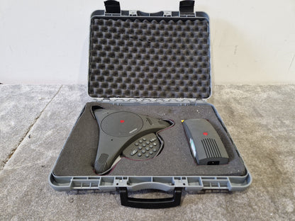 Polyspan Soundstudio Conference Phone System – Very Good w/ Hard Case