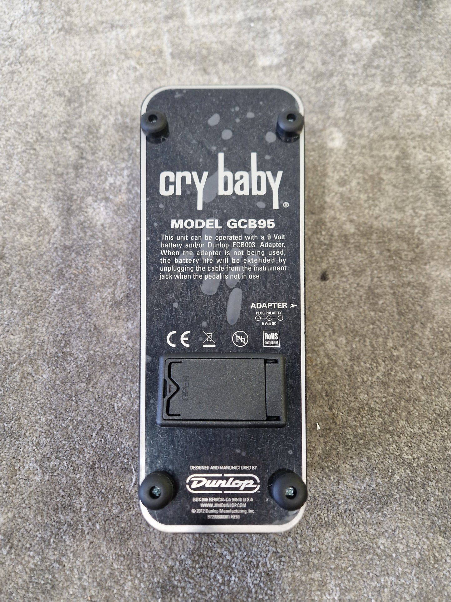 Dunlop Cry Baby GCB95 Wah Pedal – Very Good