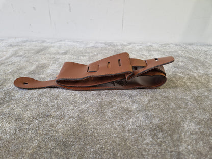 Fender 60th Diamond Anniversary Strap – Brown Leather – Excellent