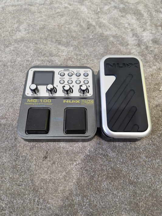 NUX TS/AC MG-100 – Guitar Modelling Processor, Built-in Effects – Excellent