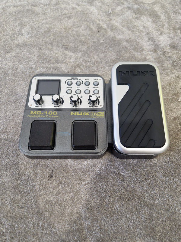 NUX TS/AC MG-100 – Guitar Modelling Processor, Built-in Effects – Excellent