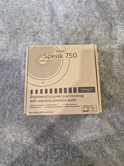 Jabra Speak 750 – USB/Bluetooth Speakerphone, Full Duplex Audio – Open Box / New