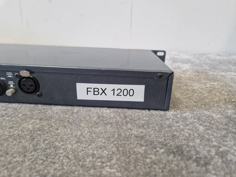 Sabine FBX 1200 – Feedback Exterminator, Rackmount – Spares or Repairs - Image 4