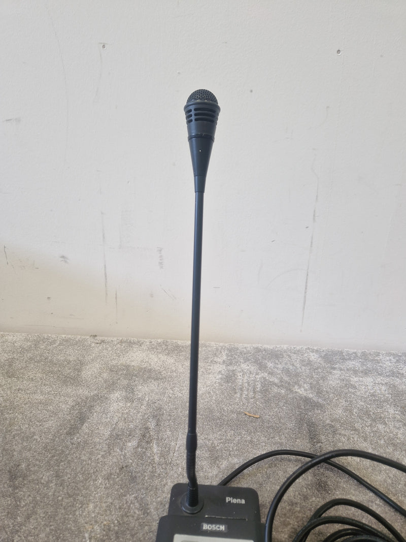 Bosch Plena LBB1946/00 Call Station – 6-Zone Paging Microphone, Metal Base – Very Good - Image 7