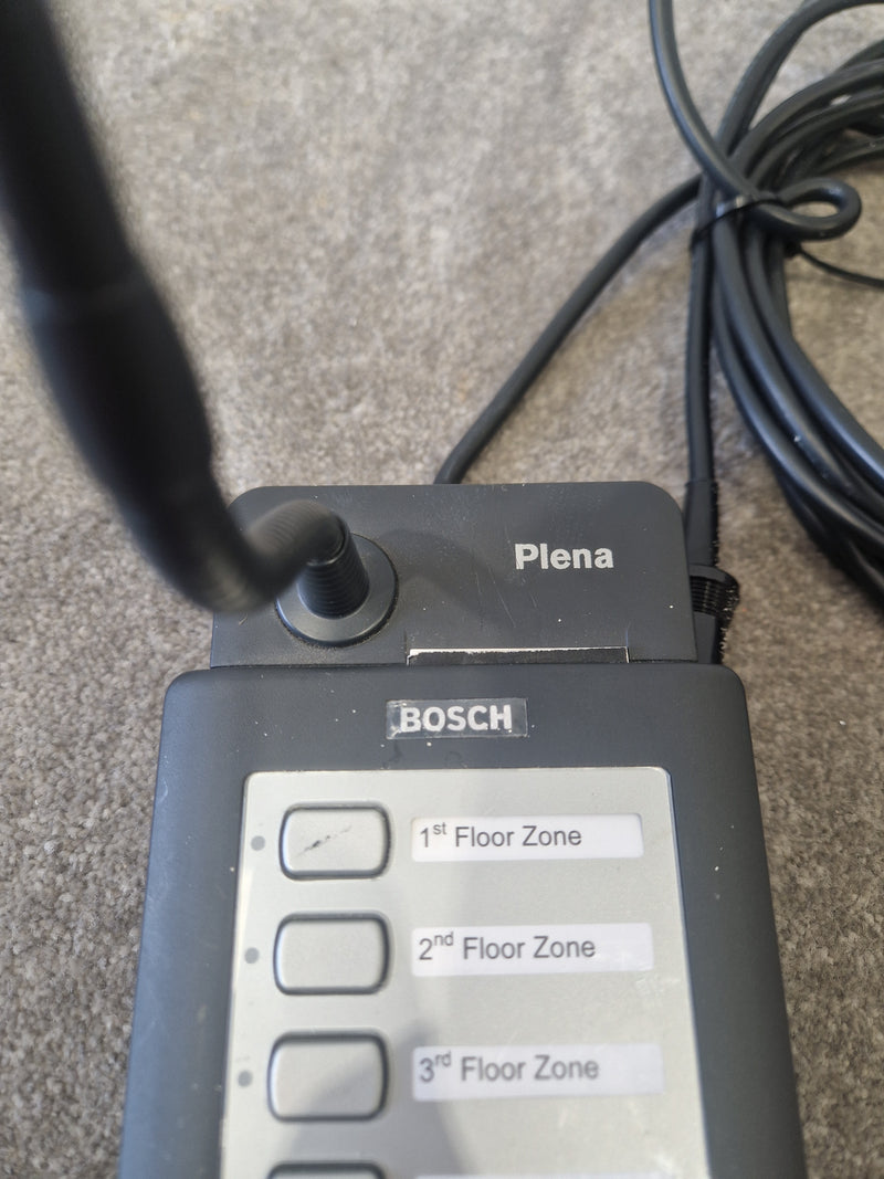 Bosch Plena LBB1946/00 Call Station – 6-Zone Paging Microphone, Metal Base – Very Good - Image 8
