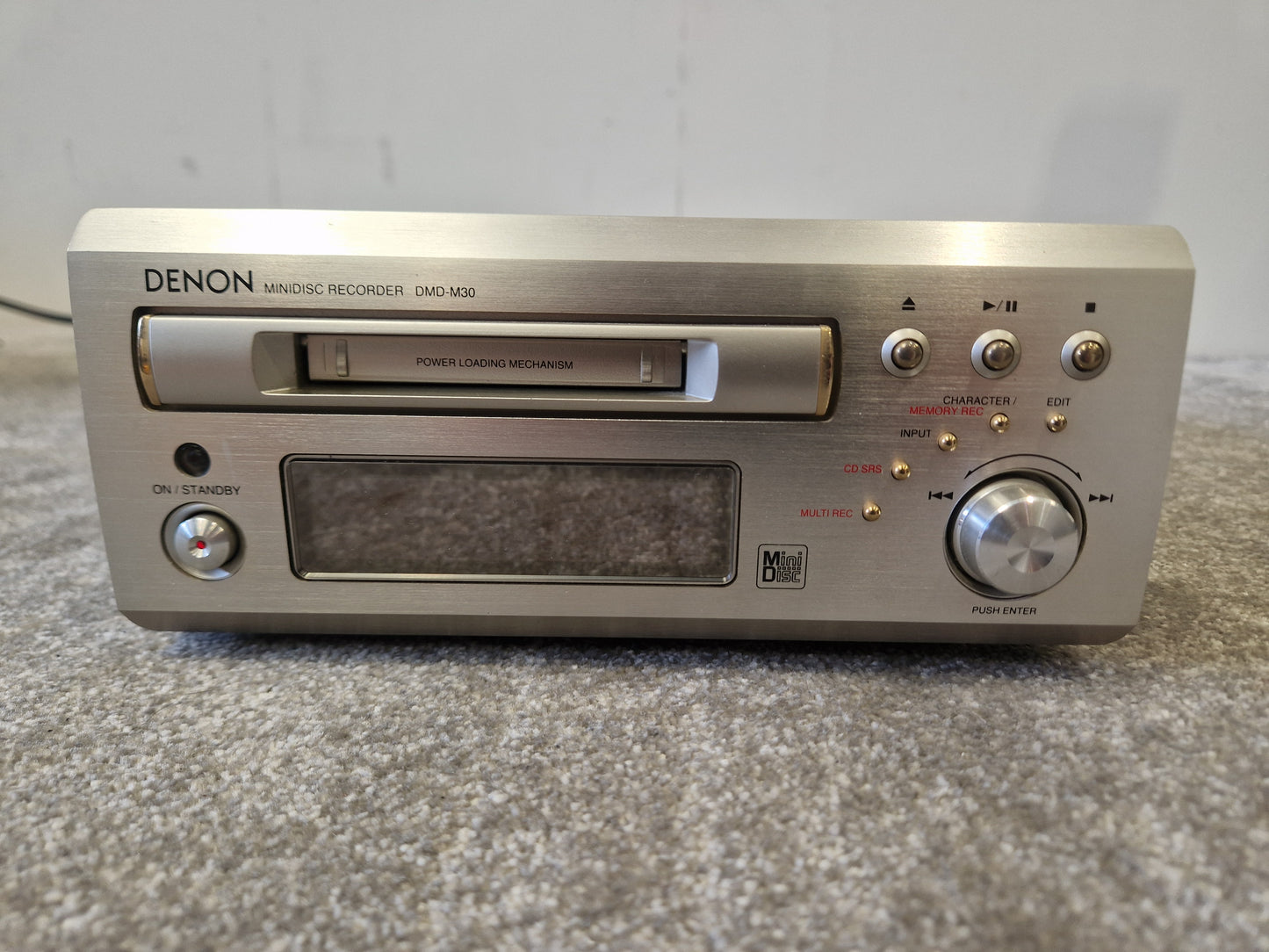 Denon DMD-M30 – MiniDisc Recorder/Player, Fully Tested – Very Good