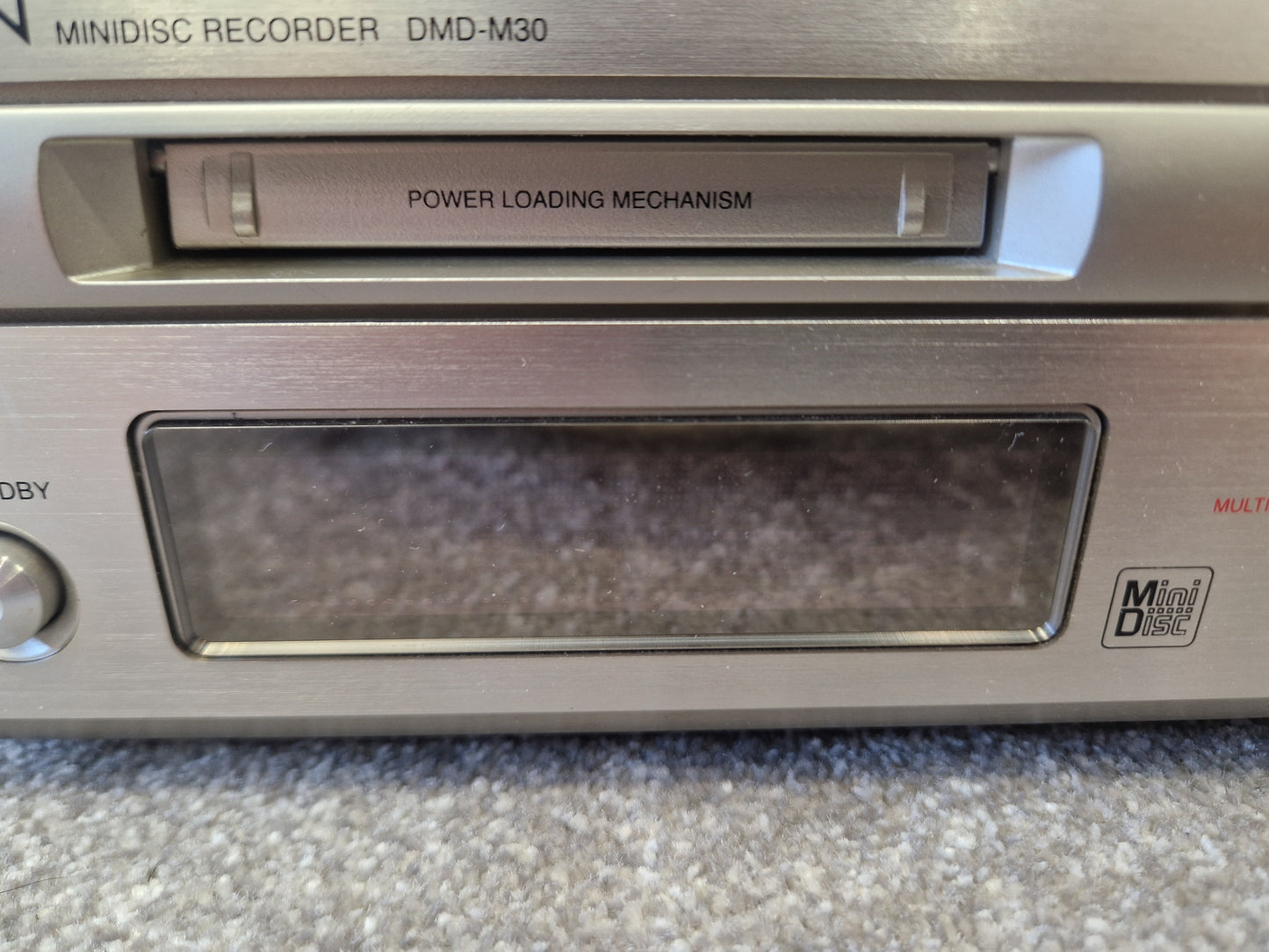 Denon DMD-M30 – MiniDisc Recorder/Player, Fully Tested – Very Good