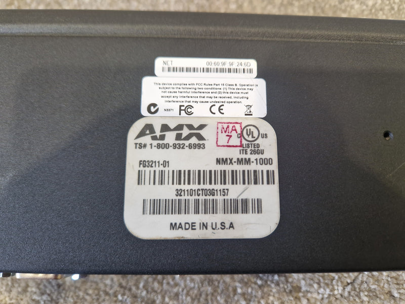 AMX Enzo NMX-MM-1000 – Meeting Presentation System – Very Good - Image 8