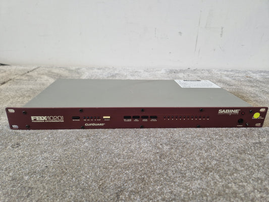 Sabine FBX1020 Feedback Exterminator – 20-Bit DSP – 10 Constant Q Filters – Good