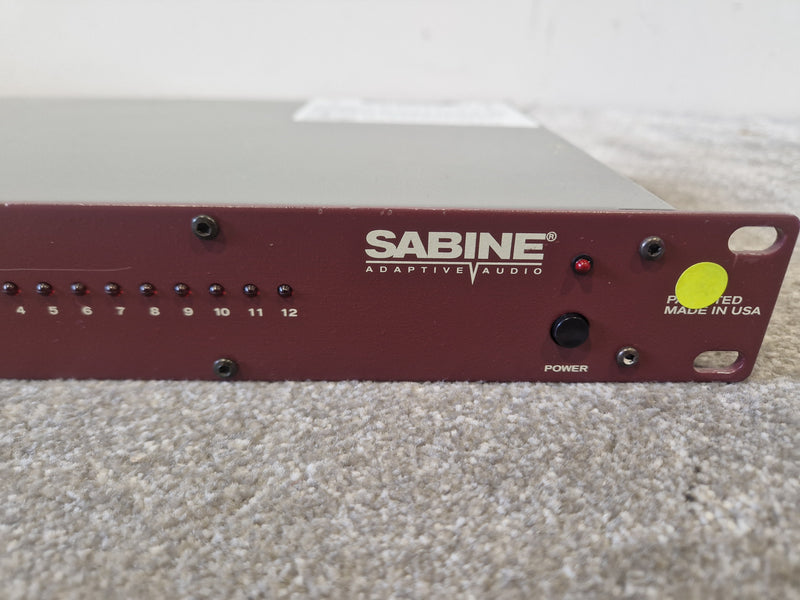 Sabine FBX1020 Feedback Exterminator – 20-Bit DSP – 10 Constant Q Filters – Good - Image 2
