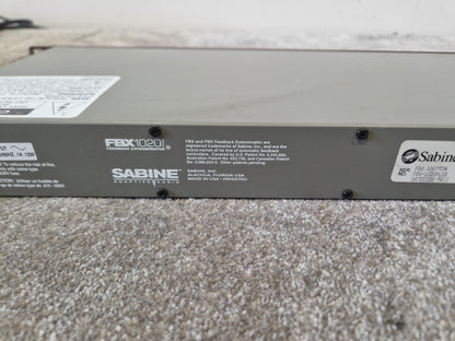 Sabine FBX1020 Feedback Exterminator – 20-Bit DSP – 10 Constant Q Filters – Good
