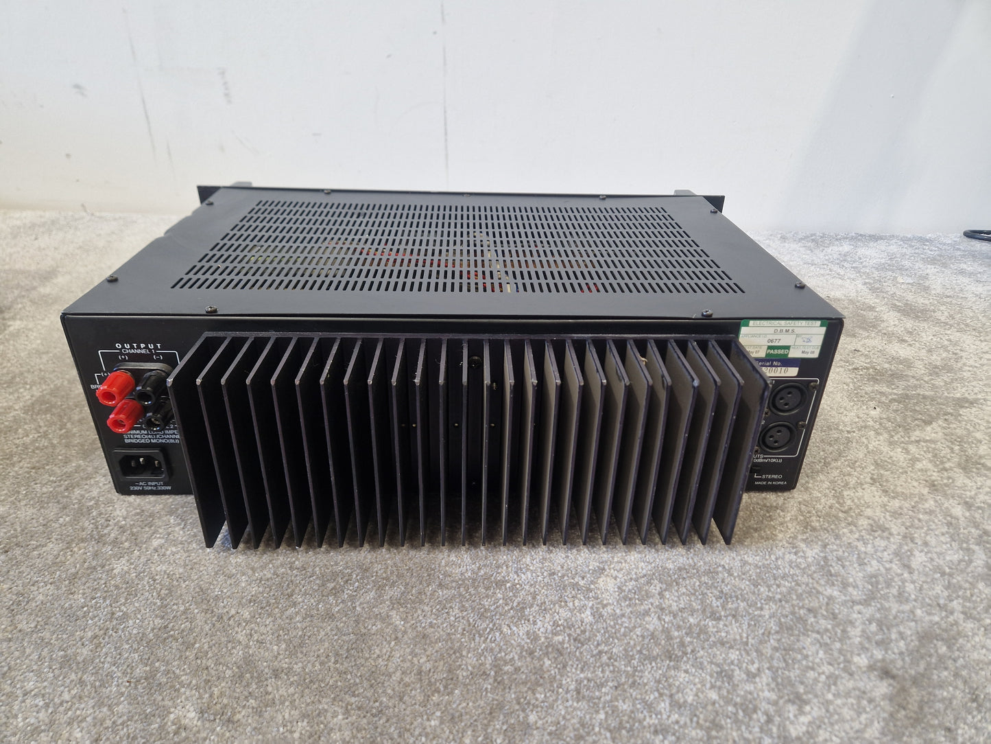 Inter-M R-500 – 2-Channel Reference Amplifier – 500W Output – Good