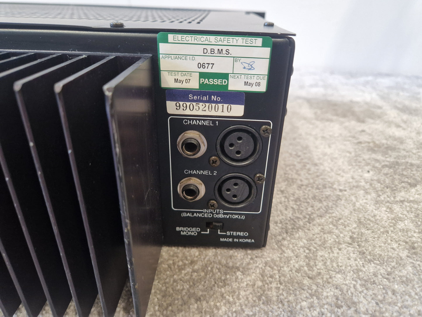 Inter-M R-500 – 2-Channel Reference Amplifier – 500W Output – Good