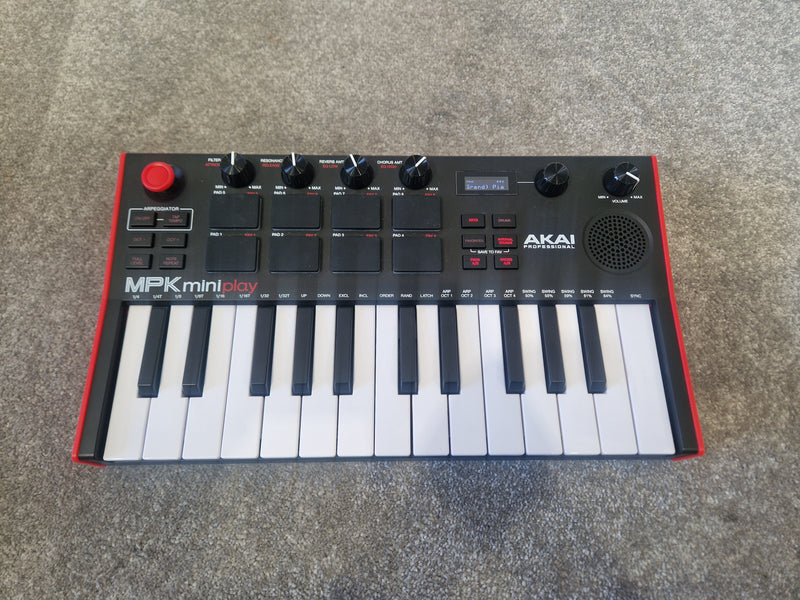 Akai MPK Mini Play – Compact MIDI Controller w/ Built-In Sounds – Excellent w/ Case - Image 2