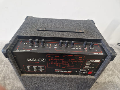 Custom Sound Cub 60 Keyboard Amplifier – 60W Solid-State Combo – Very Good