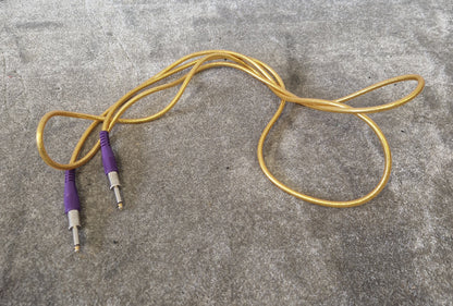 3m Gold Guitar Cable – Gold-Tipped ¼" Jack – Very Good