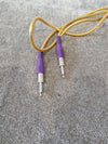 3m Gold Guitar Cable – Gold-Tipped ¼" Jack – Very Good - Photo 2