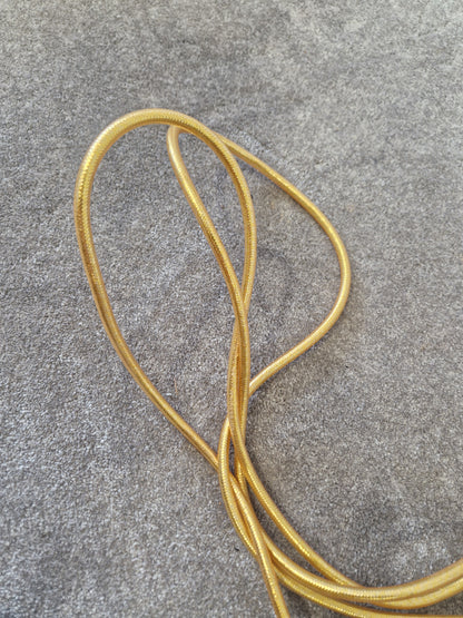 3m Gold Guitar Cable – Gold-Tipped ¼" Jack – Very Good