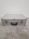 Unbranded Metal Flightcase – 48cm x 36cm x 10cm, Hard Shell Storage Case – Good - Photo 2