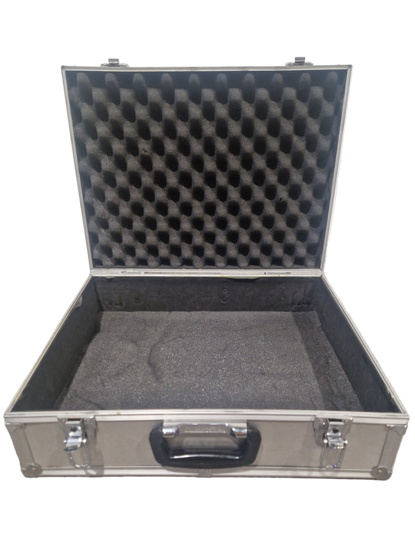 Unbranded Metal Flightcase – 48cm x 36cm x 10cm, Hard Shell Storage Case – Good