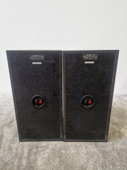 Kenwood LS-A6 – 60W Hi-Fi Speakers – Compact Design & Wired Connectivity – Very Good w/ Original Box