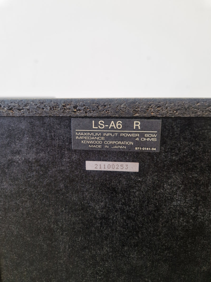 Kenwood LS-A6 – 60W Hi-Fi Speakers – Compact Design & Wired Connectivity – Very Good w/ Original Box - Image 5