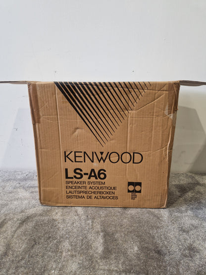 Kenwood LS-A6 – 60W Hi-Fi Speakers – Compact Design & Wired Connectivity – Very Good w/ Original Box