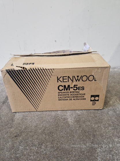 Kenwood CM-5ES – Compact Bookshelf Speakers – Excellent  w/ Original Box