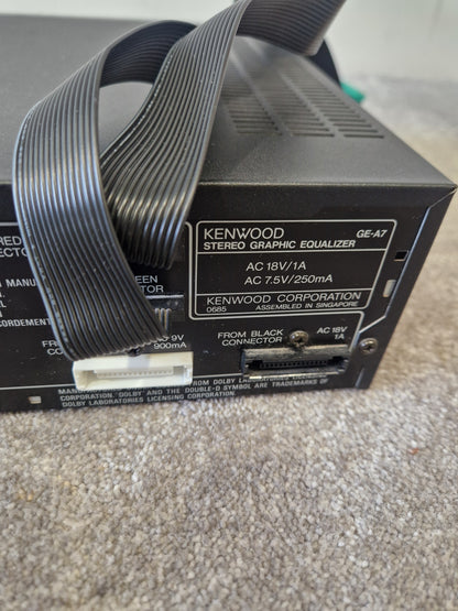 Kenwood GE-A7 – 7-Band Graphic Equalizer – Excellent w/ Original Box