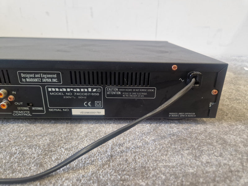 Marantz CD-67 MkII Original SE – CD Player – Excellent w/ Original Box - Image 8