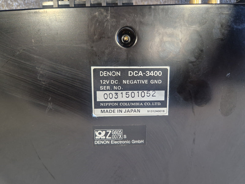Denon DCA-3400 - High-Quality Car Audio Amplifier, 2-Channel - Very Good w/ Original Box & Manuals - Image 7