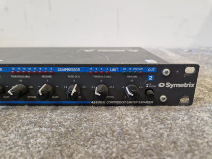 Symetrix 425 – Dual Compressor / Limiter / Expander – Fair - Spares or Repairs