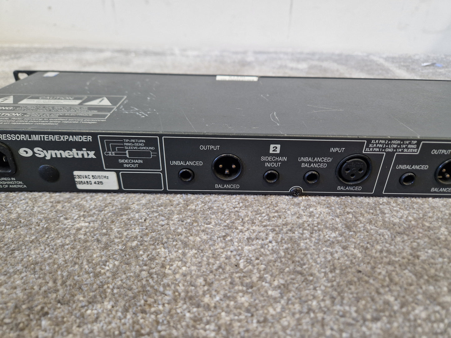 Symetrix 425 – Dual Compressor / Limiter / Expander – Fair - Spares or Repairs