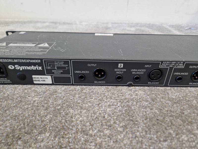 Symetrix 425 – Dual Compressor / Limiter / Expander – Fair - Spares or Repairs - Image 10