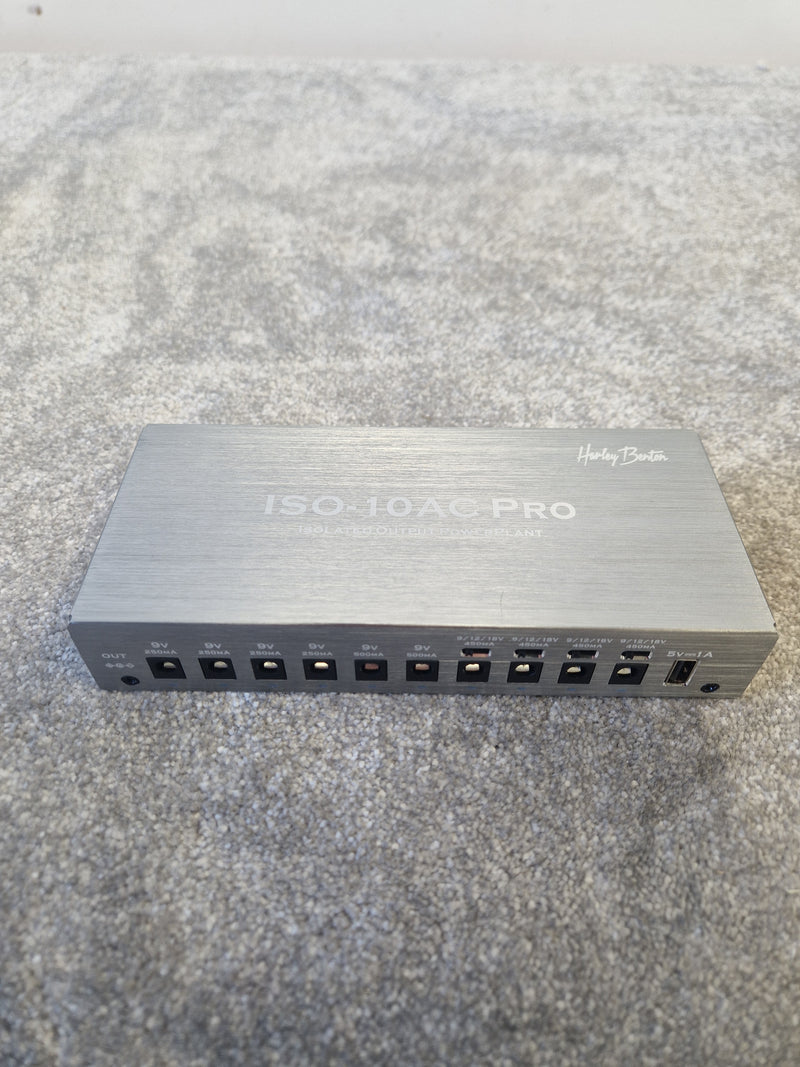 Harley Benton ISO-10AC Pro – Modular Pedalboard Power Supply – Excellent - Image 4
