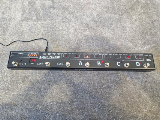 Joyo PXL8 Pro – 8 FX Loops & MIDI Programmable Switcher – Excellent