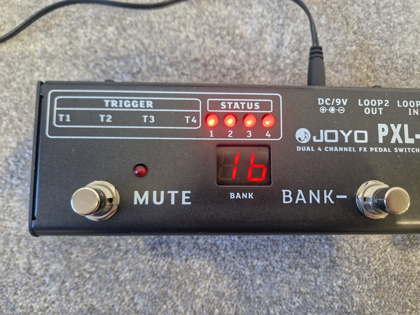 Joyo PXL8 Pro – 8 FX Loops & MIDI Programmable Switcher – Excellent
