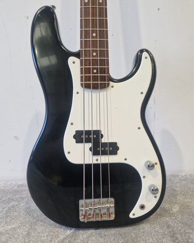 Fender Squier Precision Bass 2000, Black - Maple Neck - Very Good