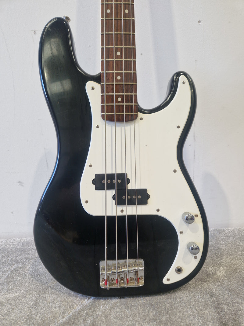 Fender Squier Precision Bass 2000, Black - Maple Neck - Very Good - Image 1
